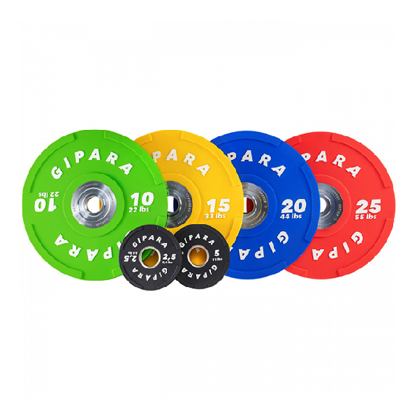 Gipara Olympic PU Bumper Plates (Sold in pairs)