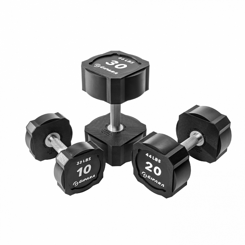 Gipara Obsidian PU Dumbbells (Sold in pairs)
