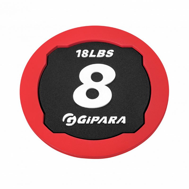 Gipara Hybrid Rubber & PU Dumbbells
