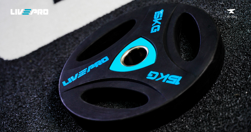 LivePro Olympic PU Training Grip Plate (Sold in pairs)