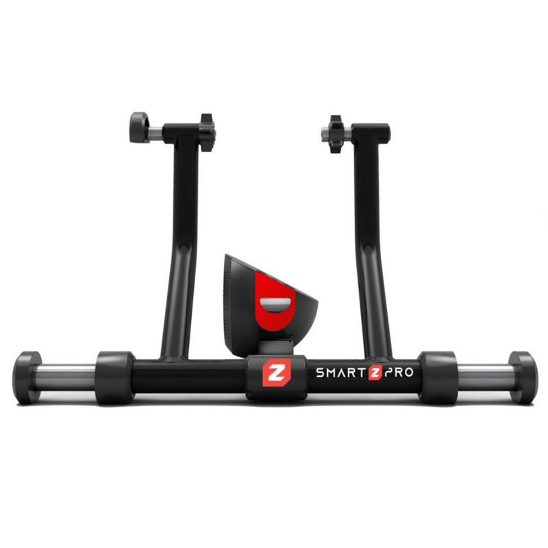 Zycle Zpro SMART turbo trainer front view of roller